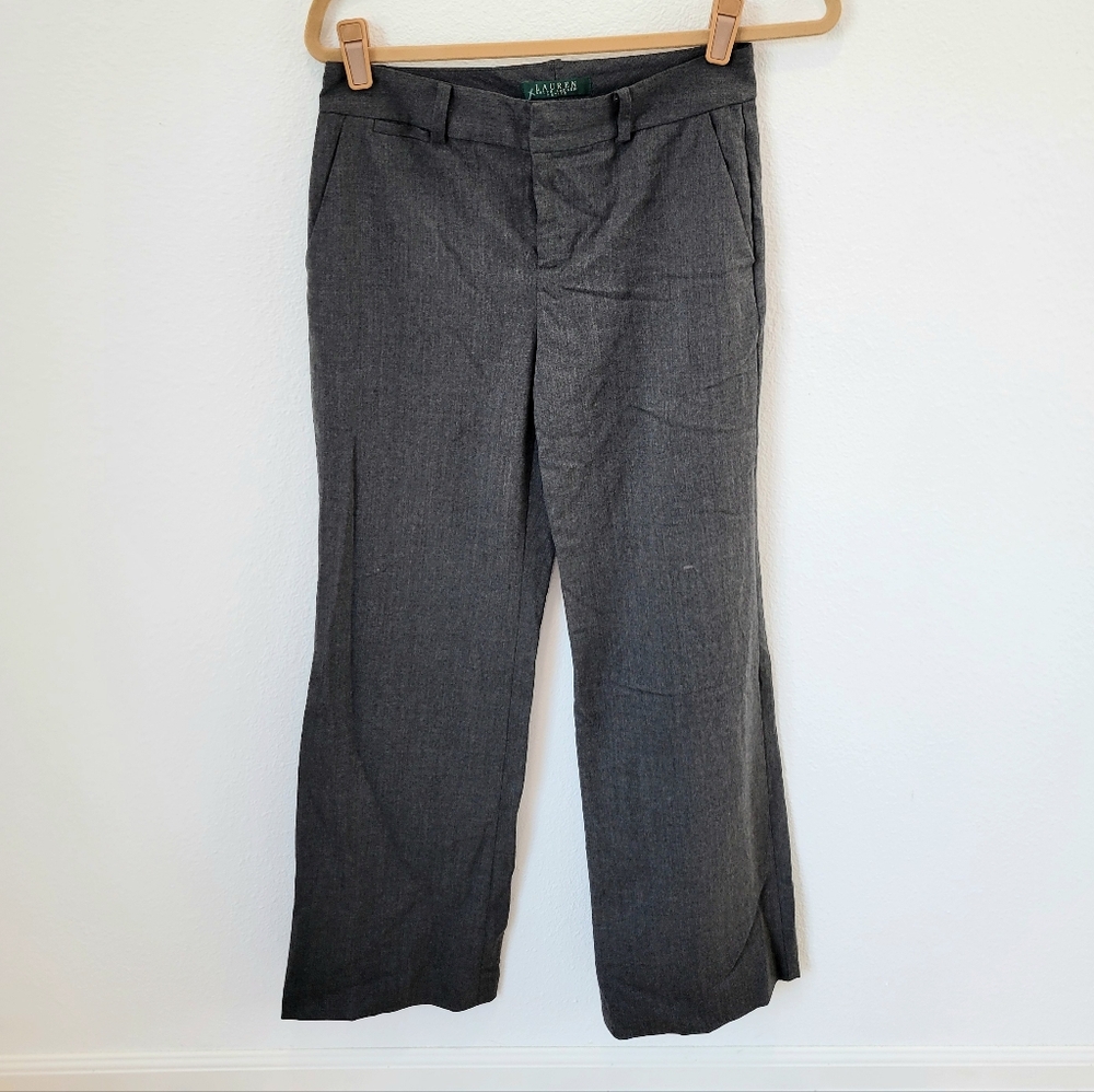 Ralph Lauren Dark Gray Wool Blend Dress Pants Slacks Women’s 2P